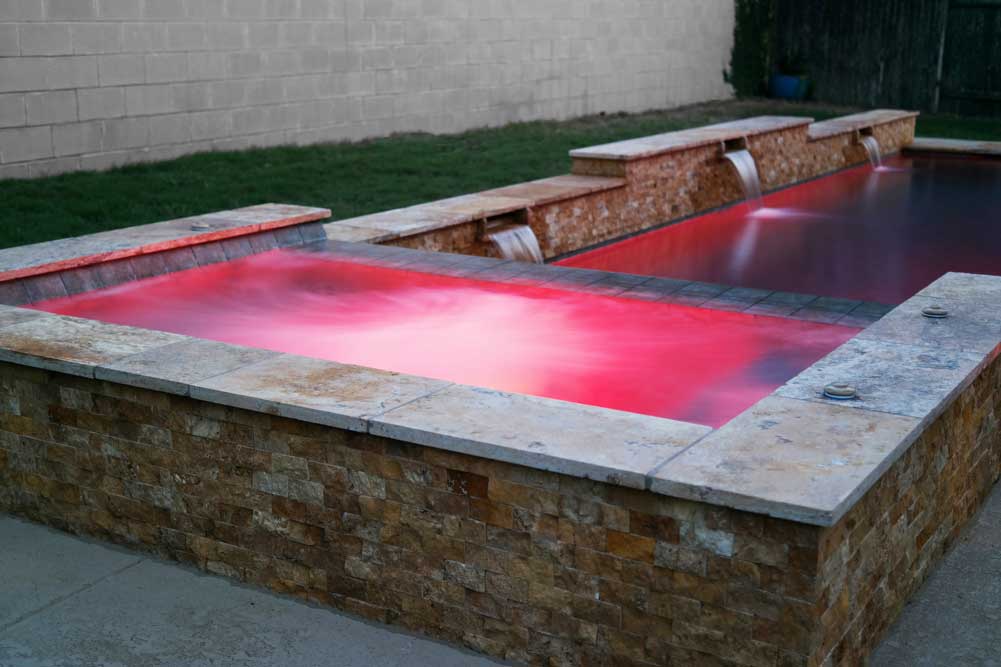 Pink Algae in Pool