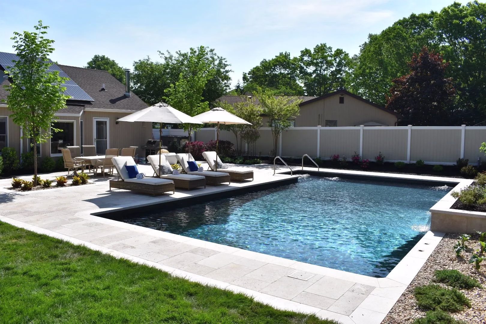 Backyard Pool Installation